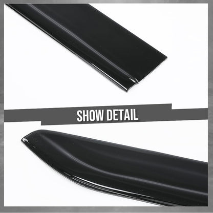 G-PLUS Outside Low Profile Rain Guards 4PCS Compatible with Ford Explorer 2020-2025 Out-Channel Window Vent Wind Deflectors Visors Shades Smoke