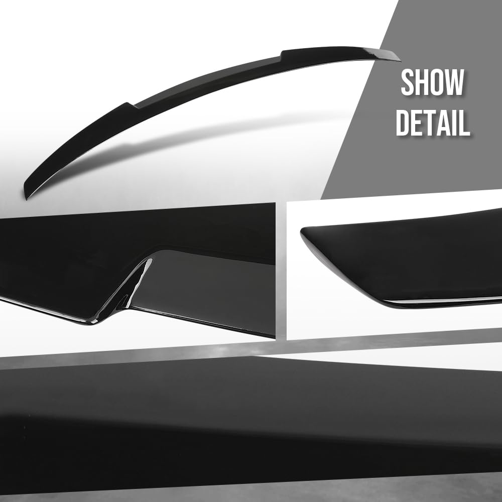 G-PLUS Rear Trunk Spoiler Wing Compatible with BMW G26 4 Series Gran Coupe Models 2021 2022 2023 2024 2025, Fit BMW I4 All Models 2022 2023 2024 2025 Rear Spoiler Gloss Black