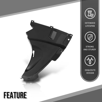 G-PLUS Front Lower Driver Left Side Fender Liner Fit BMW 320i/320i xDrive Base 2013-2018 51718055019, BM1250125 Black