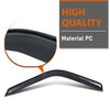 G-PLUS Out-Channel Mount Ventvisor Window Deflectors Compatible with Chevy/GMC C/ K1500/ 2500/3500 Standard Cab 1988-1999 2 PCS Smoky