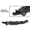G-PLUS Black Front LH and RH Bumper Retainer Brackets Fit Cruze Sedan 2011 2012 2013 2014 2015 Front Bumper Support Mount Support Bracket 2pcs 95328893 95328894 GM1043118 GM1042118