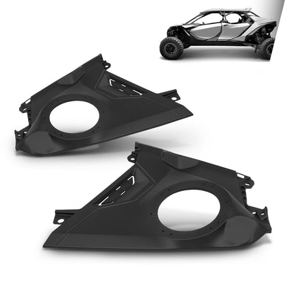 G-PLUS Front Dash 6.5" Speaker Panels Unloaded Panel Compatible with Can-Am Maverick R 2024+ All Models Fit Can-Am Maverick R Max 2025+ Black
