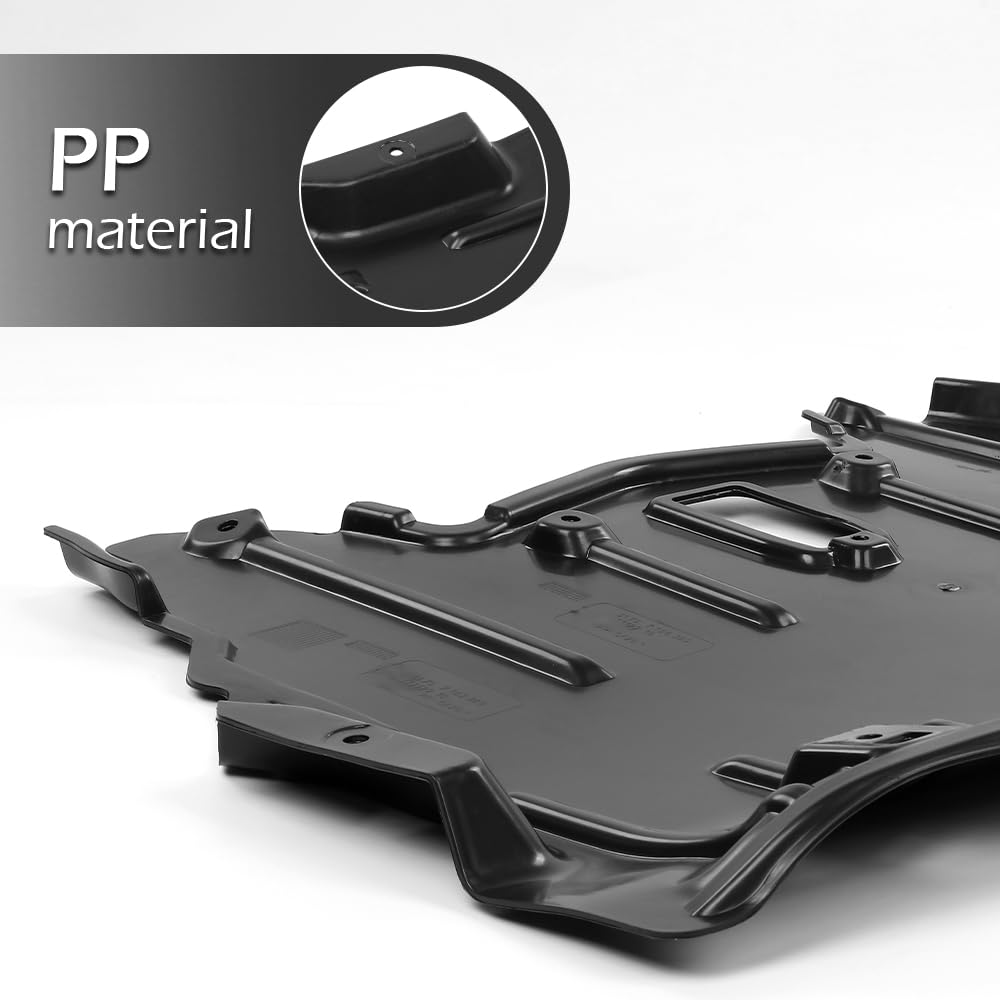 G-PLUS Front Engine Splash Shield Compatible with BMW X5 3.0si 4.8i 2007-2008/Fit BMW X5 xDrive30i xDrive48i 2009-2010 51757158385 BM1228151