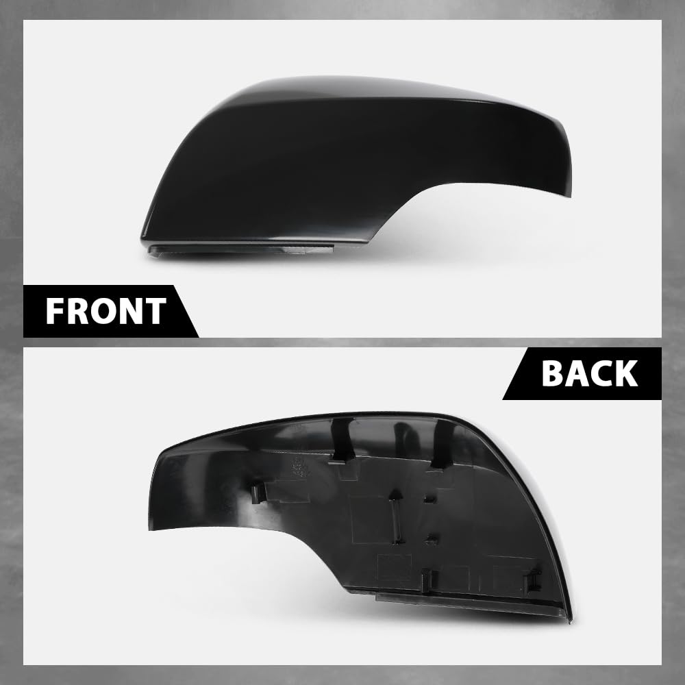 G-PLUS Door Side Rear View Wing Mirror Cover Cap Pair Compatible with Subaru Forester 2014-2018 (non eyesight detection),Fit Subaru Outback Crosstrek Impreza 2012-2014 91059AJ200