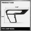 G-PLUS Pair Front Fog Light Cover Lamp Bezel, Compatible with Ford Explorer 2018 2019, LH Driver & RH Passenger Side 2PCS, FO1039181, FO1038181