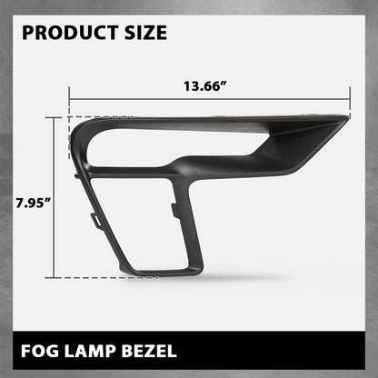 G-PLUS Pair Front Fog Light Cover Lamp Bezel, Compatible with Ford Explorer 2018 2019, LH Driver & RH Passenger Side 2PCS, FO1039181, FO1038181