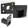 G-PLUS 2" Feet Steel Receiver Hitch with Hitch Pin Compatible with Hmmwv Humvee Military Black Powder Coated