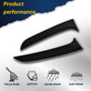 G-PLUS Rear Window Spoiler Side Wing Trim Cover Compatible with 2015-2017 BMW 1 Series F20 (Glossy Black)