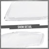 G-PLUS Headlight Lens Cover Compatible with Audi A4 B7 S4 2005-2008 Left & Right Pair Front Headlamp Lens Cover Clear