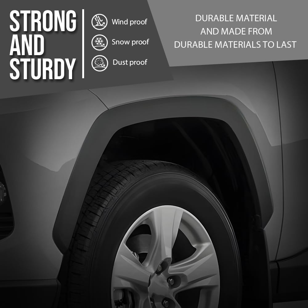 G-PLUS Front Fender Flares Compatible with Toyota RAV4 2019 2020 2021