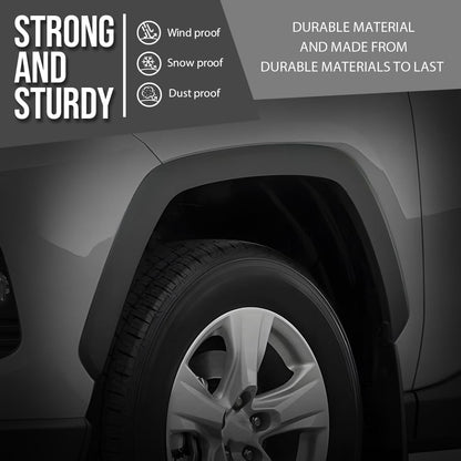 G-PLUS Front Fender Flares Compatible with Toyota RAV4 2019 2020 2021
