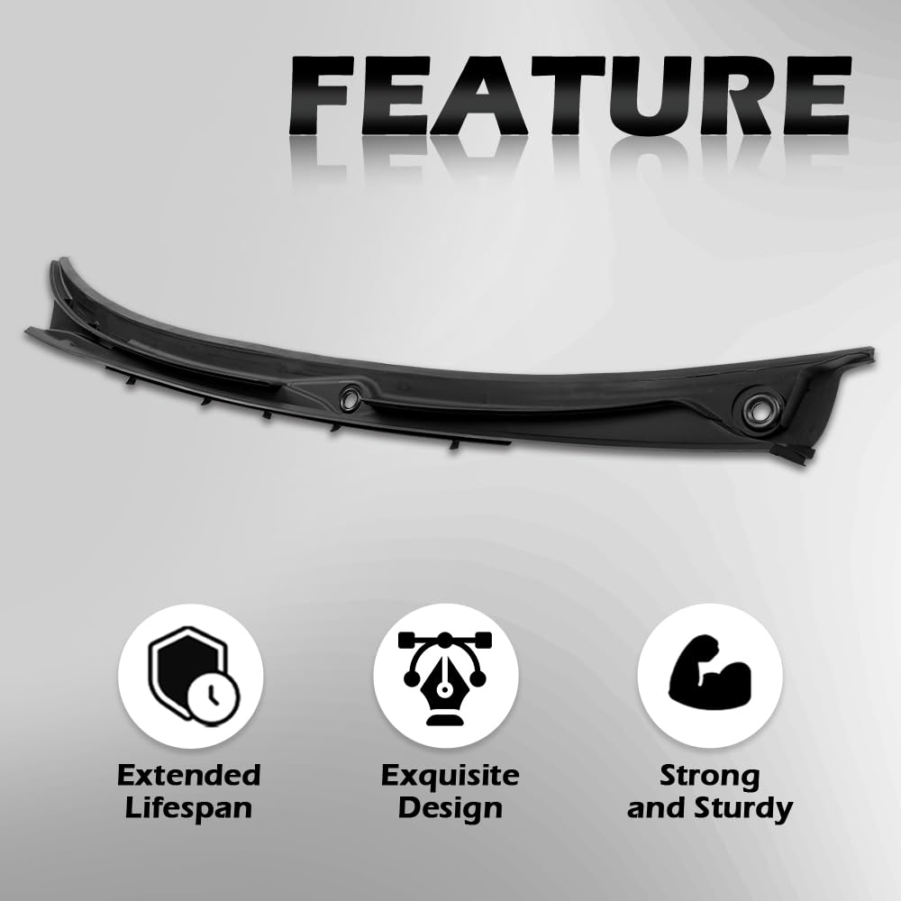 G-PLUS Windshield Wiper Grille Lower Motor Cowl Cover Compatible with BMW 323Ci 1998-2000,Compatible with BMW 325Ci/330Ci/M3 2001-2006,Fit BMW 325i/325xi/330i 2001-2005 51718208483