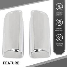 G-PLUS Door Mirror Covers Chrome Left Right Compatible with Peterbilt 579 2013-2023 2PCS Product Details