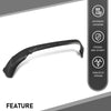 G-PLUS Rear Lower Bumper Cover Fascia Compatible with Toyota RAV4 SE 2016 2017, Fit Toyota RAV4 2016 2017 2018, 521690R010, Black