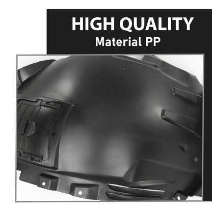 G-PLUS Front Passenger Side Forward Fender Liner Fit Benz GLE300d 2016,Fit Benz GLE350/GLE400 2016-2019,Fit GLE43/GLE450 AMG 2016-2019,Fit GLE550/GLE550e 2016-2018 1668802905, MB1249187