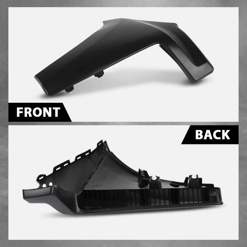 G-PLUS Front Bumper End Cap Extension Trim Right Passenger Side Compatible with Chevy Silverado 1500 2019-2022 Replacement for GM1017110