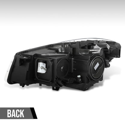 G-PLUS Headlight Right Passenger Side RH Compatible with Benz CLA250 CLA45 2014 2015 2016 without modules and ballasts 1179065600, MB2503224 Black