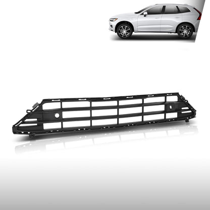 G-PLUS Front Bumper Lower Grille Center Grill Compatible with Volvo XC60 2018-2021 VO1036107, 31425175 Black