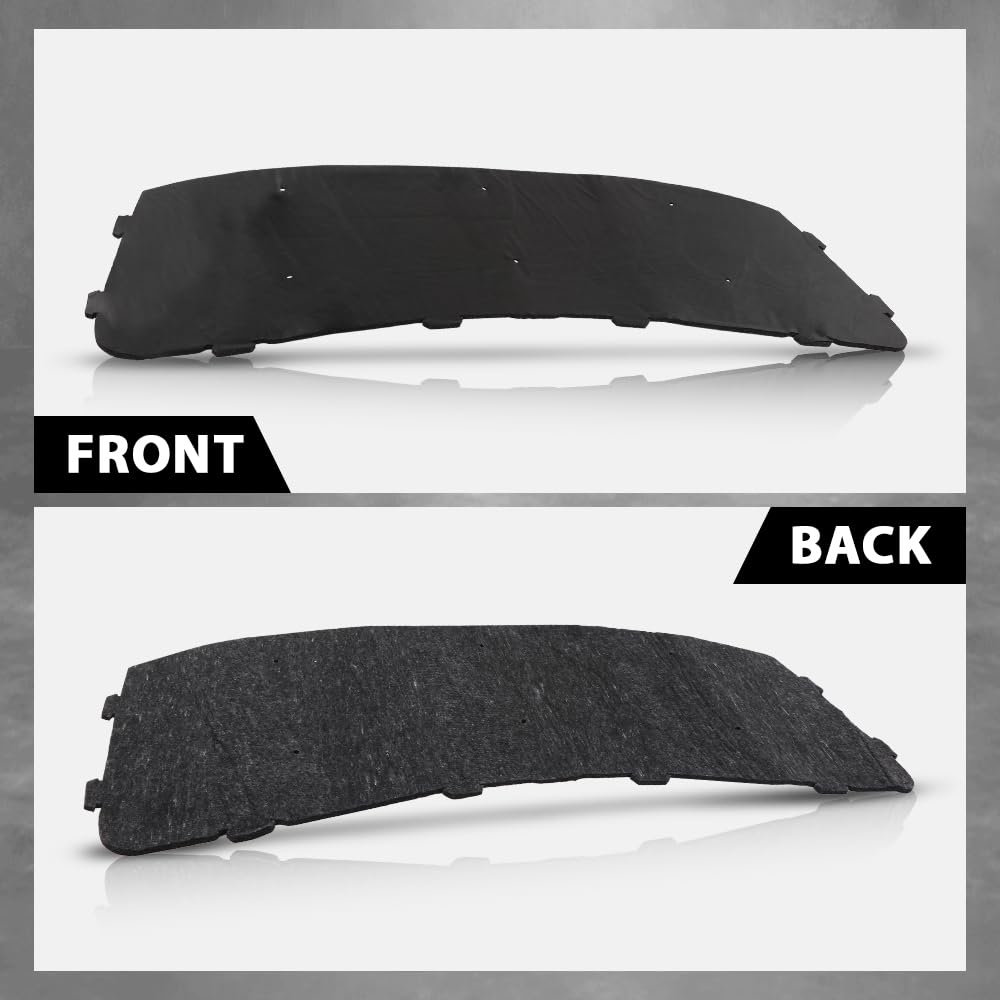 G-PLUS Hood Insulation Pad with Clips Black Compatible with 2002-2012 Land Rover Range Rover