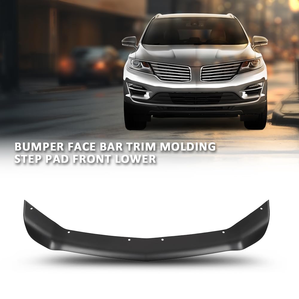G-PLUS Front Lower Bumper Face Bar Trim Molding, Compatible with Lincoln MKC 2015-2018, EJ7Z8419AA, FO1095256