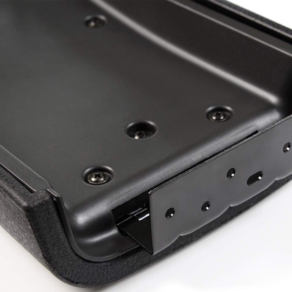 G-PLUS Center Console Armrest Lid Compatible with Chevy Trailblazer/GMC Envoy Envoy XL 2006-2009/Chevy Trailblazer EXT 2006 Latch Repair Kit Assembly Black Replaces 25998847, 25998844, 25998838