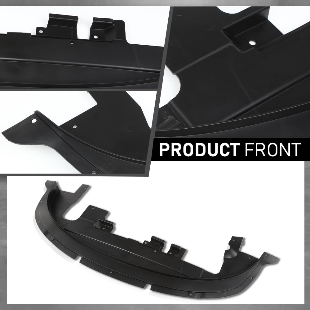 G-PLUS Front Air Dam Deflector Lower Valance Apron Fit for Models with Fascia,Compatible with Dodge Journey AVP Canada Value Package Crew Crossroad GT Limited R/T SE 2011-2020 68087244AA, CH1228122