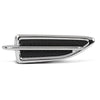 G-PLUS Right Fender Vent Insert Chrome Molding Trim, Compatible with Ford Escape 2013-2015, Passenger Side, FO1267100, CJ5Z16228AB