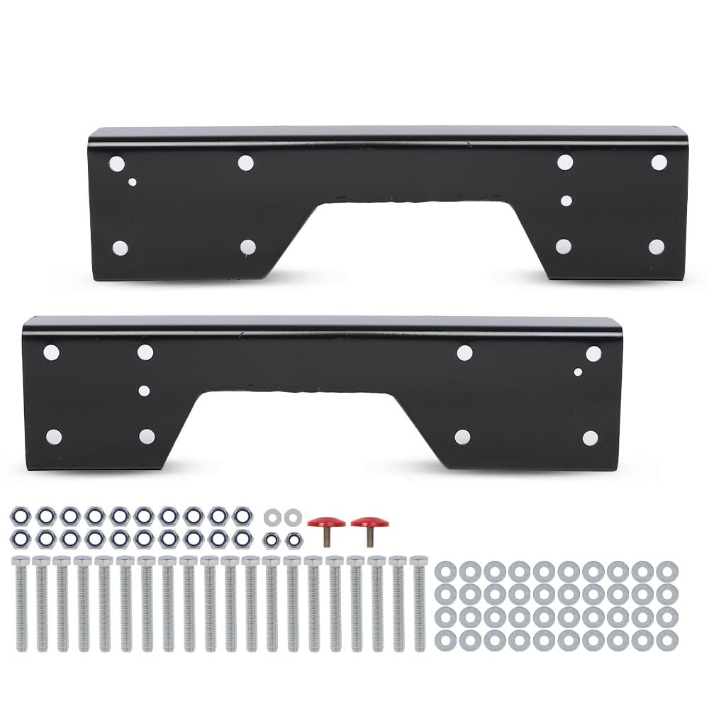 G-PLUS 2PCS C-Notch Rear Lowering Axle C-Support Compatible with Chevy Silverado / GMC Sierra C1500 1988-1998