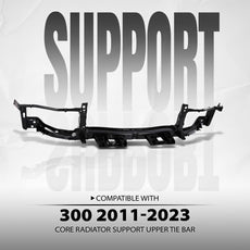 G-PLUS Radiator Support Upper Tie Bar for Chrysler 300 2011-2023 Black Product Image