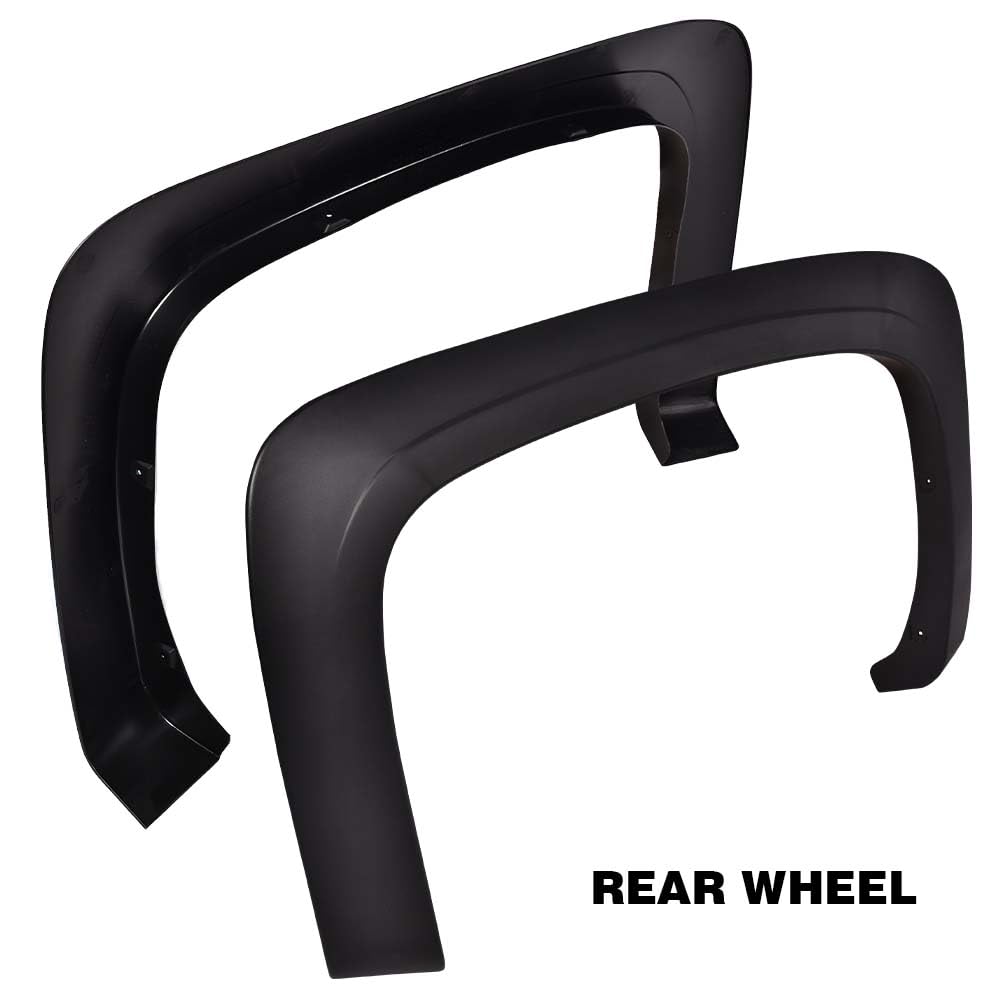 G-PLUS Silverado Fender Flares with 78.0"/97.6" Standard & Long Bed, Fit Chevy Silverado 1500/2500HD/3500HD 2007-2013 & 2007 Silverado New Body Style Only (Not Fit GMC Sierra & Dually Models)