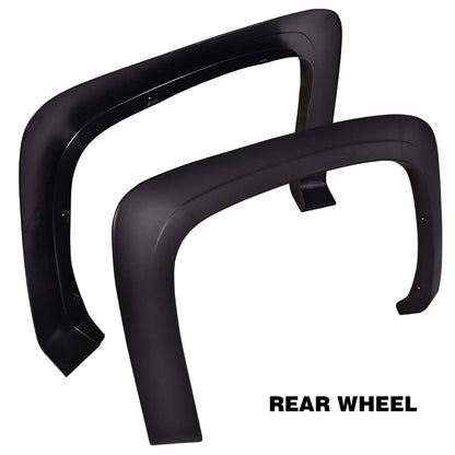 G-PLUS Silverado Fender Flares with 78.0"/97.6" Standard & Long Bed, Fit Chevy Silverado 1500/2500HD/3500HD 2007-2013 & 2007 Silverado New Body Style Only (Not Fit GMC Sierra & Dually Models)