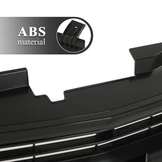 G-PLUS Front Bumper Grille for Chevy Silverado Blazer C/K 1500 2500 3500 1994-2000 Black Additional Angle