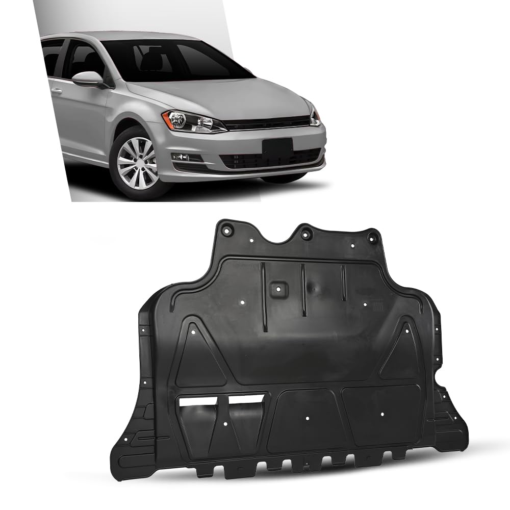 G-PLUS Front Engine Splash Shield Compatible with VW Volkswagen Golf 2015-2018 VW1228137, 3Q0825236D