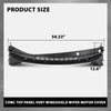 G-PLUS Cowl Top Panel Vent Windshield Wiper Motor Cover Compatible with Elantra 2014-2016 Black