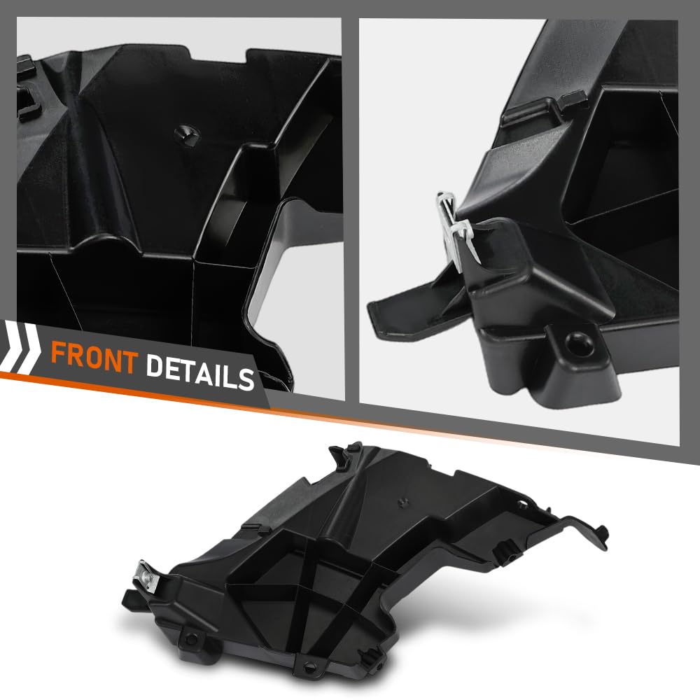 G-PLUS Front Bumper Mounting Support Bracket Retainer Right Side Compatible with Audi A7 S7 2012-2018 4G8-807-284-C, 4G8807284C, 4G8 807 284 C, AU807284R Direct OE Fit Black