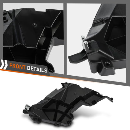 G-PLUS Front Bumper Mounting Support Bracket Retainer Right Side Compatible with Audi A7 S7 2012-2018 4G8-807-284-C, 4G8807284C, 4G8 807 284 C, AU807284R Direct OE Fit Black