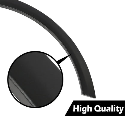 G-PLUS Rear Left Wheel Fender Arch Flare Trim Compatible with Tesla Model X 2016-2021 Wheel Opening Molding Arch Trim Eyebrow Protector Black