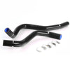 2pcs Silicone Radiator Coolant Hose Kit Clamps Replacement For Honda Accord V6 3.0l 6 Cylinder 1998 1999 2000 2001 2002 Black