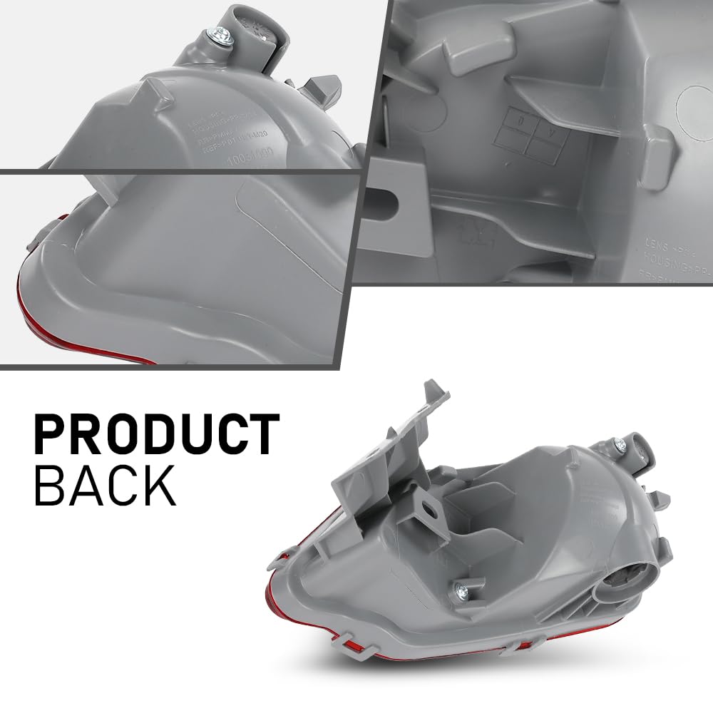 G-PLUS Rear Left Bumper Reflector Tail Light Turn Signal Lamp, Compatible with Toyota RAV4 2013-2015, 814900R010, TO1184107