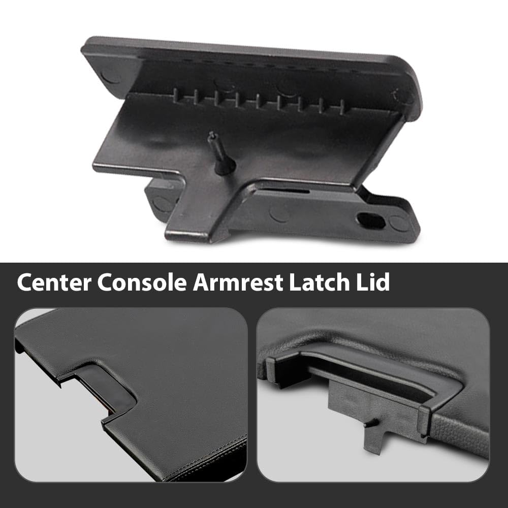 G-PLUS Center Console Armrest Latch Lid Compatible with 2007-2014 Chevy Silverado Tahoe Suburban GMC Sierra Yukon 20864151 20864153 20864154 924-810