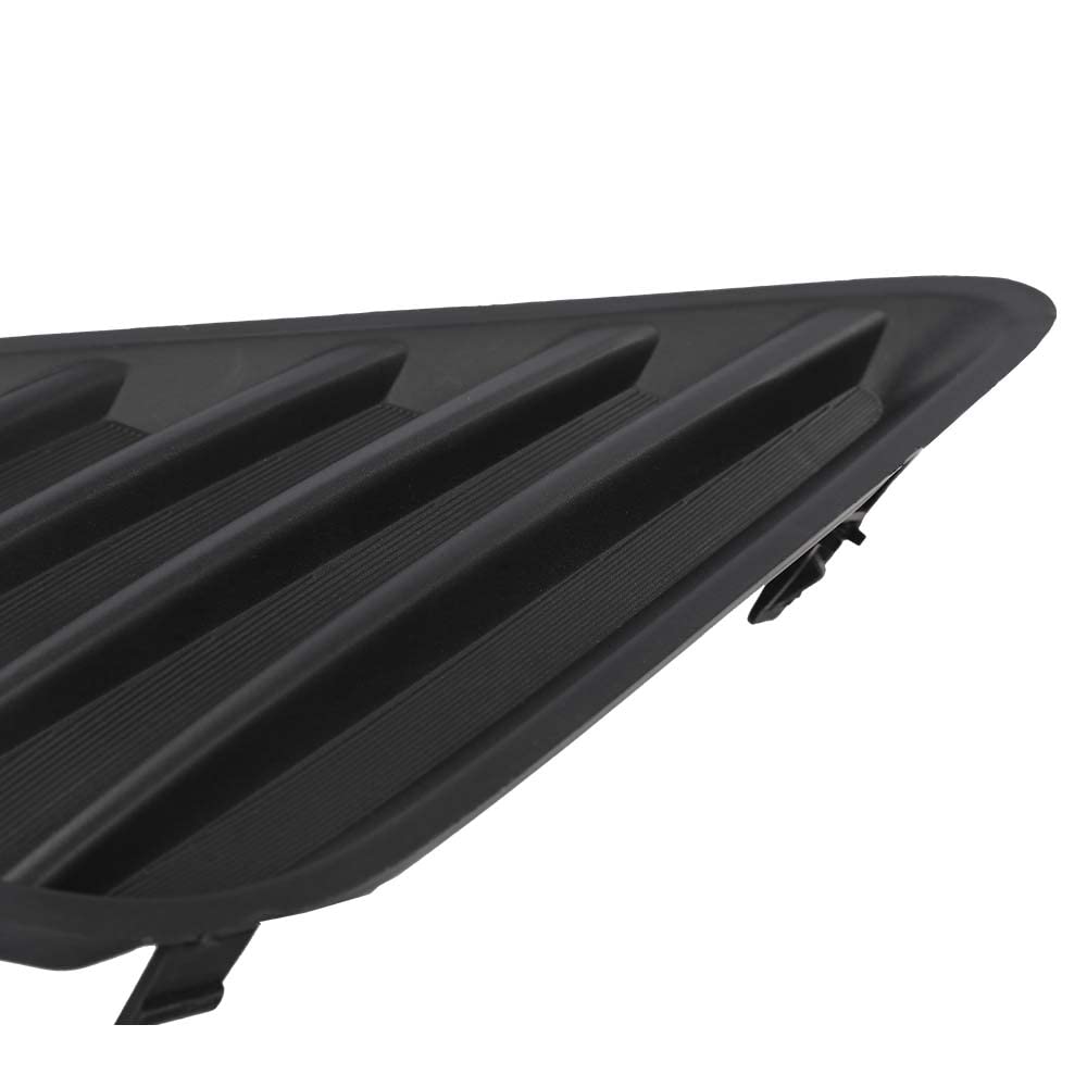 G-PLUS Front Fog Bumper Hole Cover LH RH Kit Pair Compatible with 2012 2013 2014 Toyota Camry XLE/LE/L, 2012-2014 Toyota Camry Hybrid XLE/LE 5212706260, 5212806260, TO1038147, TO1039147 Black