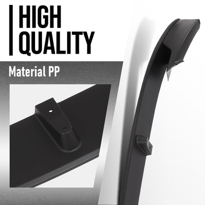 G-PLUS Front Bumper Lip Splitter Spoiler Fit BMW 3 Series 4 Door Sedan and 5 Door Wagon 2012-2018, Not Fit Model with Regular Non-M Sport Bumper Bumper Performance Front Lip Splitter Black