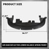 G-PLUS Front Air Dam Deflector Lower Valance Apron Fit for Models with Fascia,Compatible with Dodge Journey AVP Canada Value Package Crew Crossroad GT Limited R/T SE 2011-2020 68087244AA, CH1228122