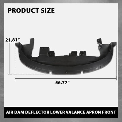 G-PLUS Front Air Dam Deflector Lower Valance Apron Fit for Models with Fascia,Compatible with Dodge Journey AVP Canada Value Package Crew Crossroad GT Limited R/T SE 2011-2020 68087244AA, CH1228122