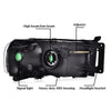 G-PLUS Headlights Assembly, Compatible with Dodge Ram 1500 2500 3500 2002 2003 2004 2005 Bumper Headlamps, Clear lens Chrome Housing Clear Reflector