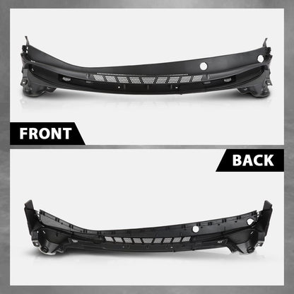 G-PLUS Cowl Top Panel Vent Windshield Wiper Motor Cover Compatible with Elantra 2014-2016 Black
