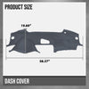 G-PLUS TPE Molded Dashboard Dash Cover Compatible with Honda Acura TL 2004 2005 2006 2007 2008 Dash Board Cover (Light Gray)