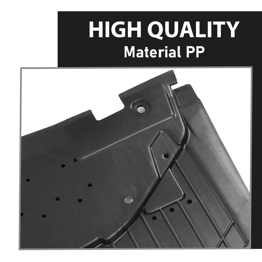 G-PLUS Front Bumper Protection Plate, Compatible with Audi A4L/A4/Avant/Quattro/qu. 2009-2017, 8K0807611B, 8K0 807 611B, 8K0 807 611 B Bumper Splash Shield Cover Skid Plate