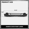 G-PLUS Front Lower Bumper Cover, Compatible with Jeep Grand Cherokee 2011-2013, For Models Without Adaptive Speed Control 68078270AB, CH1095118