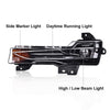 G-PLUS Fog Lights Compatible with Tesla 3 2017-2023 /Fit Tesla Y 2020-2023 LED DRL UP-LEVEL Driver & Passenger Side Fog Lamps 1077391 107739100 1077391-00-C